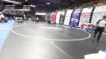 175 Class 2 lbs 5th Place Match - Riley James, Cassville vs Kason Clark, Nevada