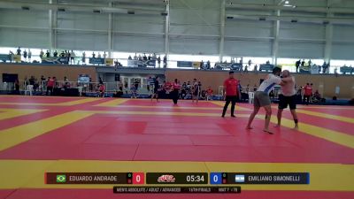 Eduardo Andrade vs EMILIANO SIMONELLI 2025 ADCC South American Championship
