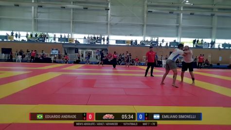 Eduardo Andrade vs EMILIANO SIMONELLI 2025 ADCC South American Championship