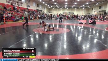 80 lbs Cons. Semi - Dominick Jackson, Summit Wrestling Academy vs Garrett Williams, Summit Wrestling Academy
