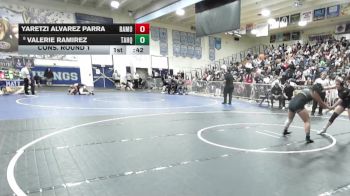140 lbs Cons. Round 1 - Yaretzi Alvarez Parra, Ramona/Riverside vs Valerie Ramirez, Tahquitz