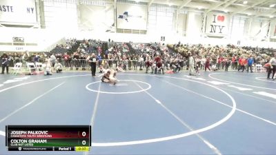 128 lbs Cons. Round 3 - Colton Graham, Club Not Listed vs Joseph Palkovic, Canastota Youth Wrestling