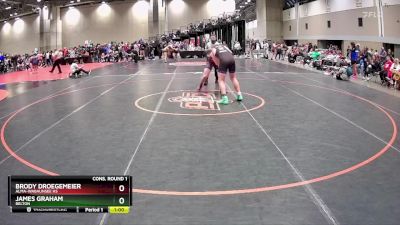 190 lbs Cons. Round 1 - James Graham, Belton vs Brody Droegemeier, Alma-Wabaunsee HS