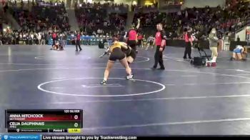 120 lbs Semifinal - Celia Dauphinais, Ames vs Anna Hitchcock, Bettendorf