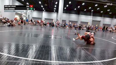 153 lbs Round 6 (8 Team) - Kellan Lukas, MF Dynasty vs Luka Jensen, Indiana Outlaws