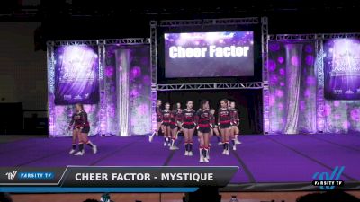Cheer Factor - Mystique [2022 L2 Junior - Small Day 1] 2022 Spirit Unlimited: Battle at the Boardwalk Atlantic City Grand Ntls