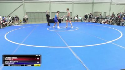 215 lbs Round 1 (8 Team) - Layne O`Neil, Michigan vs Caleb Kurtti, Minnesota Red