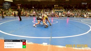88 lbs Consi Of 8 #2 - Gage Southwick, Sanderson Wrestling Academy vs Mack Karmon, St. Paris Graham