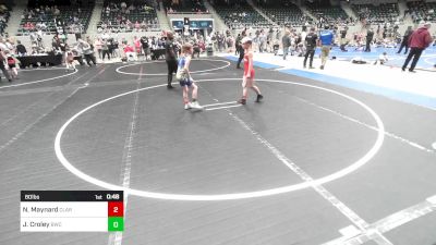 80 lbs Consolation - Nash Maynard, Claremore Wrestling Club vs Jack Croley, Berryhill Wrestling Club