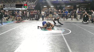 126 3A Cons. Round 1 - Leonard Wilder, Ft Pierce Central vs Matthew Garcia, Gateway (Fort Myers)