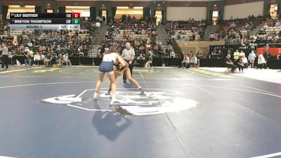 135 lbs Round 2 - Breyon Thompson, Crofton vs Lily Bertier, Francis Scott Key