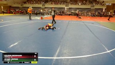 60 lbs Finals (8 Team) - Kouper Beermann, Wabasso vs Ryder Lehman, St. Peter