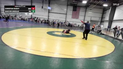 115 lbs Round 2 (10:45am Saturday) - Sawyer Breslin, Team Ohio vs Christian Bushy, Dynasty Black