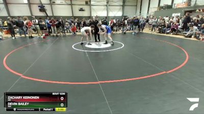 138 lbs Champ. Round 1 - Zachary Keinonen, OR vs Devin Bailey, WA