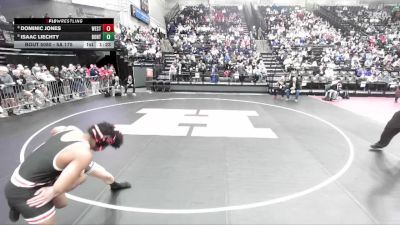 5A 175 lbs Champ. Round 1 - Isaac Liechty, Bountiful vs Dominic Jones, West