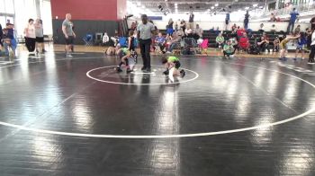 52 lbs Consi Of 4 - Adam Rasmussen, Backyard Brawlers vs Izak Loggins, North Hall Wrestling Club