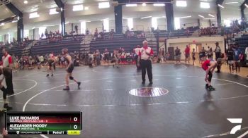 100 lbs Round 1 - Alexander Moody, NC Pride Wrestling vs Luke Richards, Wolfpack Wrestling Club