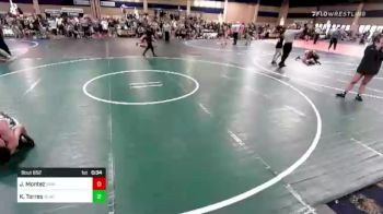 109 lbs Consi Of 8 #1 - Jaden Montez, Spring Klein WC vs Kiano Torres, Blackcat WC