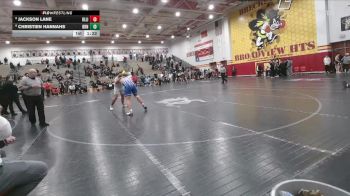 215 lbs 7th Place Match - Jackson Lane, Olentangy Liberty vs Christien Hannahs, Barnesville