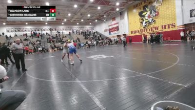 215 lbs 7th Place Match - Jackson Lane, Olentangy Liberty vs Christien Hannahs, Barnesville