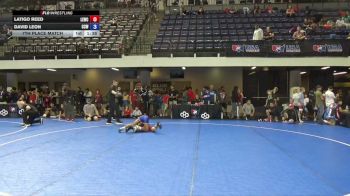 92 lbs 7th Place Match - Latigo Reed, Legacy Elite Wrestling Club vs David Leon, Cory Clark Wrestling