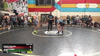 157 lbs Quarterfinal - Banks Norby, Poudre vs Wyatt Malara, Thompson Valley
