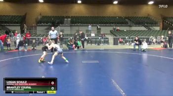 56 lbs Round 3 - Logan Schulz, Hammer Time Wrestling Academy vs Brantley Coufal, DC Elite Wrestling