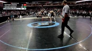 4A 127 lbs 3rd Place Match - Matthew Longdon, St. Pius X vs Antonio Martinez, Del Norte