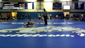 Girls 114 lbs Semifinal - Emersyn Chase, St. Martin High School Girls vs Danielle Selman, Daphne
