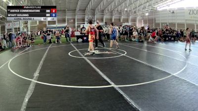138 lbs Cons. Round 4 - Justice Commendatore, Cardinal Wrestling Club vs Wyatt Golding, Driller Wrestling Club