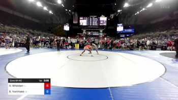 145 lbs Cons 64 #2 - Hayden Whidden, Florida vs Ryder Yoshitake, California