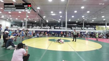 57 lbs Semifinal - Jack Sanders, Mat Assassins - K6 vs Jackson Denny, Apache - K6
