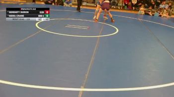 120 lbs Round 2 - Keira Crane, Minden vs Serenity Duron, Klein