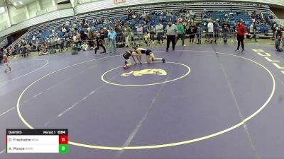 14U Boys - 96 lbs Quarters - Dylan Frechette, Mayo Quanchi Wrestling Club vs Alexander Ponce, Bulldog Premier Wrestling Club