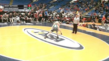 138 lbs Finals (8 Team) - Luke Munsterman, Coal City vs Brody Matthews, Vandalia