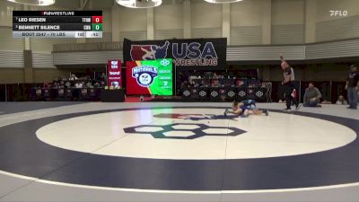 70 lbs Cons. Sub-semis - Leo Riesen, The Fort Hammers Wrestling vs Bennett Silence, Contenders Wrestling Academy