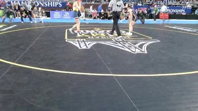 Girls-120 lbs Semifinal - Cheyenne Frank, Oxford (Girls) vs Ella Otter, Carleton Airport (Girls)