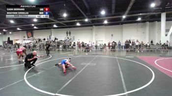 81 lbs Semifinal - Cash Serrano, Lake Stevens WC vs Brayden Ornelas, Madera WC