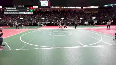 84 lbs Champ. Round 2 - Tyson Bame, ELM3 vs Carter Lindsey, DWA