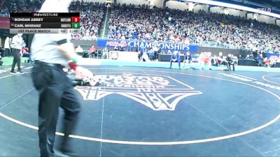 D1-138 lbs 1st Place Match - Bohdan Abbey, Hartland vs Carl Nihranz, Macomb Dakota