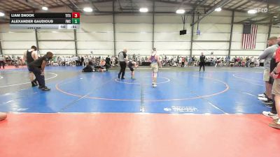 127 lbs Rr Rnd 1 - Liam Snook, Titan Forge - MS vs Alexander Gaudious, Freakztyle Leviathan - MS