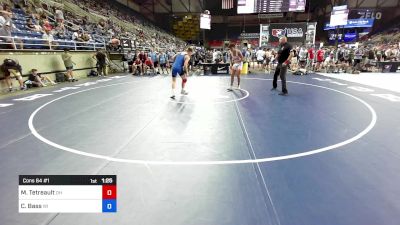 144 lbs Cons 64 #1 - Mitch Tetreault, OH vs Christian Bass, WI