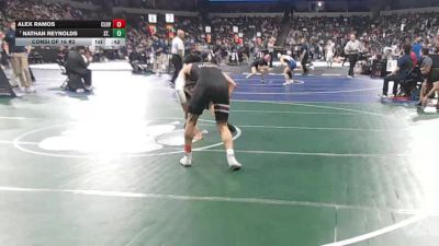 120 lbs Consi Of 16 #2 - Alex Ramos, Clovis West (CS) vs Nathan Reynolds, St. John Bosco (SS)