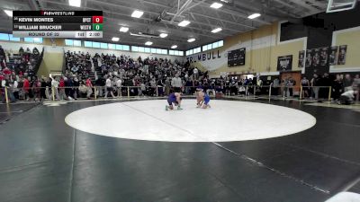 144 lbs Round Of 32 - Kevin Montes, Bridgeport Co-op vs William Brucker, Westhill