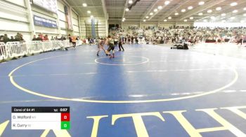 145 lbs Consi Of 64 #1 - Owen Wolford, WV vs RC Curry, SC