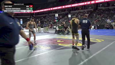 175 lbs Round Of 32 - Eric Ruiz, Menlo-Atherton (CC) vs Mason Ontiveros, Pitman (SJ)