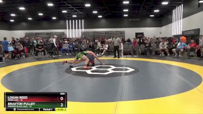 209 lbs Placement Matches (8 Team) - Logan Reed, Rebellion vs Braxton Pulley, Minions Black (GA)