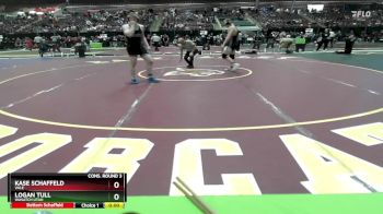 190 lbs Cons. Round 3 - Logan Tull, Wasatch Utah vs Kase Schaffeld, Vale