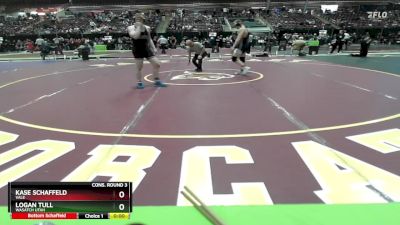 190 lbs Cons. Round 3 - Logan Tull, Wasatch Utah vs Kase Schaffeld, Vale