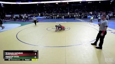 I-138 lbs Champ. Round 2 - Freedom Excel, Long Beach vs Te`shaun Mathews, Niagara-Wheatfield